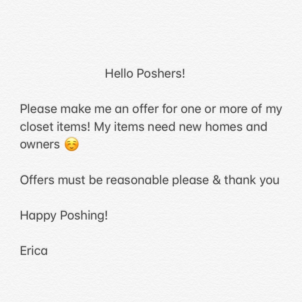 Poshmark Offers